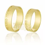 Alianças De Noivado e Casamento Em Ouro Amarelo 18k 