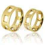 Alianças De Noivado e Casamento Em Ouro Amarelo 18k 