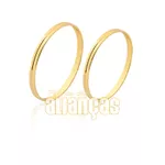 Aliança De Ouro 18k Delicada