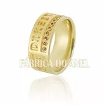 Anel De Formatura Em Ouro Amarelo 18k 0,750 Fa-612-n