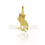 Pingente De Formatura De Física Em Ouro Amarelo 18k 0,750 P-46