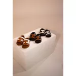 Papete Ilhabela Flat Duo Anatômica Preto/Caramelo