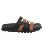 Papete Ilhabela Flat Duo Anatômica Preto/Caramelo