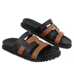 Papete Ilhabela Flat Duo Anatômica Preto/Caramelo