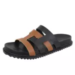 Papete Ilhabela Flat Duo Anatômica Preto/Caramelo