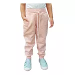 Calça Moletom Infantil Jogger C/ Elástico Feminina Masculina Rosa