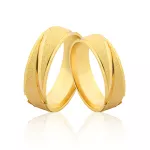 Aliança De Ouro 18k Trabalhada