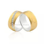 Alianças De Prata Revestida Com Ouro 18k