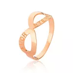 Anel Feminino Infinito Em Ouro