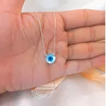 Corrente Olho Grego Prata 