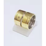 Aliança Ouro 18 750 e Prata 950 10mm