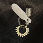 Piercing de Ouro 18k Para cartilagem/ helix 