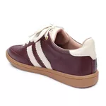 Tênis Casual Couro Urban Bordô