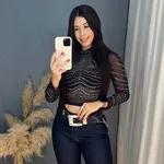 Cropped Tule Brilho
