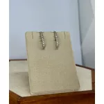 Brinco Ear Hook Fino Cravejado