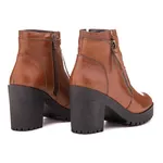 Bota Cano Curto, Lívia - Conhaque.