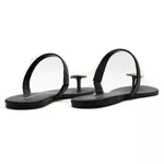 Rasteira Flat - Maya, Preto