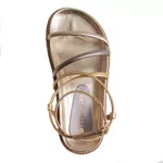 Sandália Papete - Raquel, Ouro Light 