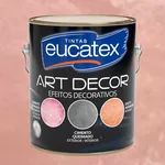 EUCATEX EFEITO CIMENTO QUEIMADO PEROLIZADO ROSE GOLD 3,7KG