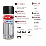 TINTA SPRAY USO GERAL BRANCO RÁPIDO REFRIGERADOR 51001 COLORGIN 350ML
