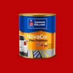 TINTA NOVACOR PISO PREMIUM FOSCO VERMELHO SEGURANÇA 900ML