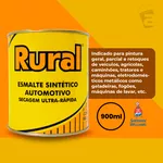 6177 TINTA PRETO FOSCO 900ML RURAL