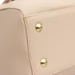 Bolsa Baú Feminina Helena Lisa Marfim