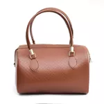 Bolsa Baú Feminina Helena Matelasse Caramelo