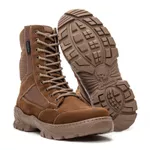 Bota Coturno Em Couro Militar Armata Leopard- Coyote