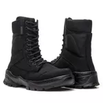 Bota Coturno Em Couro Militar Armata Leopard- Preto Nobuck