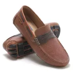 Sapato Mocassim Drive Masculino Havana 100% Couro - Ref. 3453
