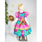 Vestido Junino Luxo Mariquinha