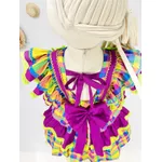 Vestido Junino luxo Premium Matutinha - estampa exclusiva digital