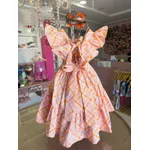 vestido Mell laranja
