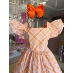 vestido Mell laranja