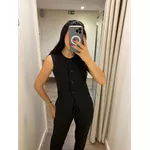 Conjunto colete Preto
