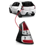 Lanterna Traseira Sandero Stepway 2012 a 2014 Fume Esquerdo 