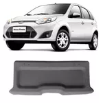 Bagagito Tampão Porta Malas Fiesta Supercharger 2003 a 2011 Carpete Cinza