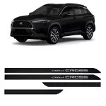 Kit Friso Lateral Corolla Cross Preto Infinito Slim Flash