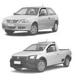 Calha de Chuva Saveiro G5/G6/G7/G8 CS/CE/CD 09/25 e Gol G5/G6/G7 12/16 2 Portas