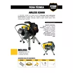 Máquina Airless X-2000i 1,4HP 220V + Brinde Um Bico FFLP 510 Stone Hammer 