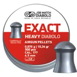 Chumbinhos JSB Exact Heavy 4,5mm Peso médio: 0,670g / 10,34 gr lata com 500 pçs