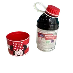 Garrafa Minnie 360ml C/ Compartimento Plasutil