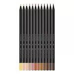  Lápis de Cor 12 Cores Soft Tons Pele Faber Castell 