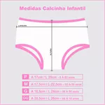 KIT CALCINHA INFANTIL ESTAMPADO - COM 09 UNIDADES