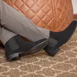 Bota Masculina de Camurça Chelsea Preto 