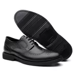 SAPATO MASCULINO DERBY BROGUE PARIS PRETO