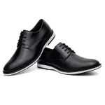SAPATO MASCULINO DERBY HOLANDA PRETO