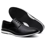 SAPATO MASCULINO DERBY HOLANDA PRETO