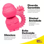 Kit Brinquedos Porte Pequeno Tartaruga Anel Bola Cravo - Big Bull Pet